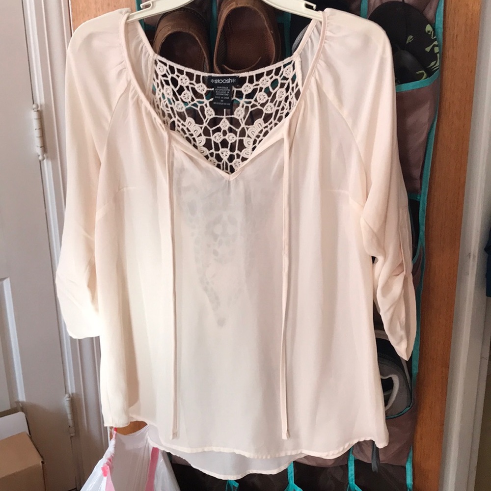 Cream blouse